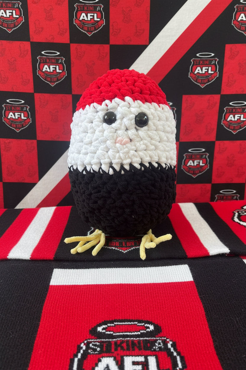 Crochet St Kilda chicken