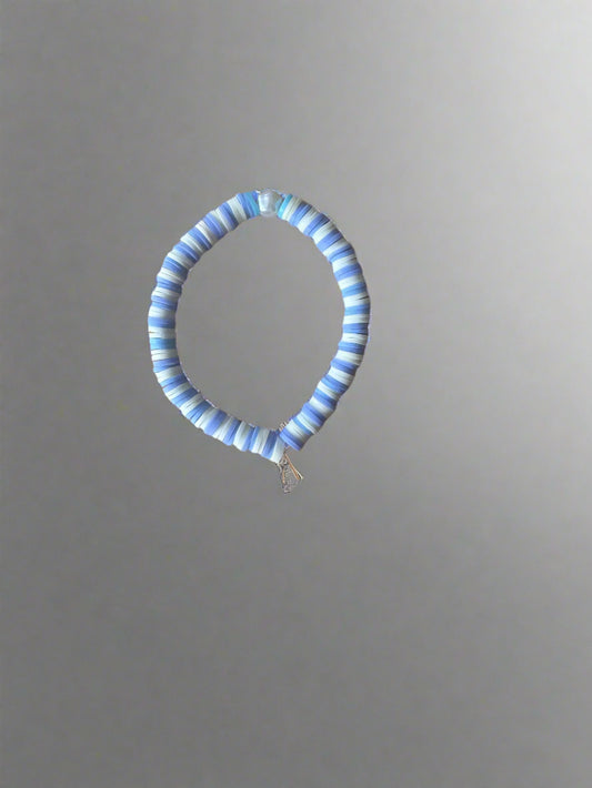 Blue and White Bracelet