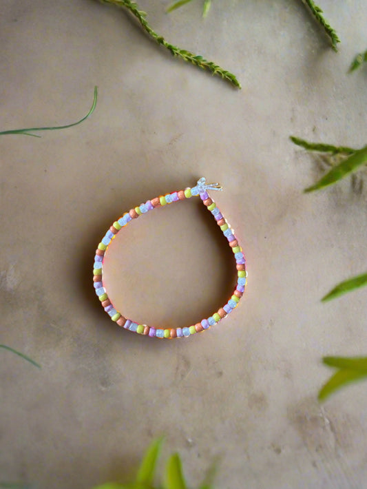 Pink orange yellow bracelet