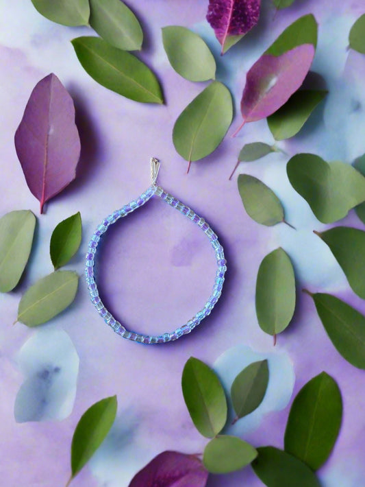 Purple and blue bracelet